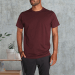 Crew Neck T-Shirt – Maroon