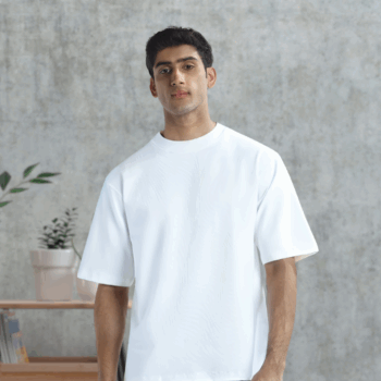 Oversize Crew Neck T-Shirt White
